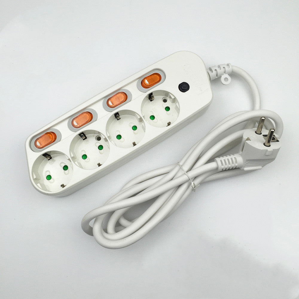 Power Socket Strip, Wiring Board Etension Strip, European Standard European Standard Socket