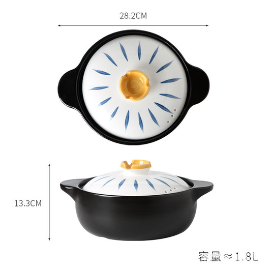 Ceramic Casserole  Flame Soup Pot Household Gas Stove