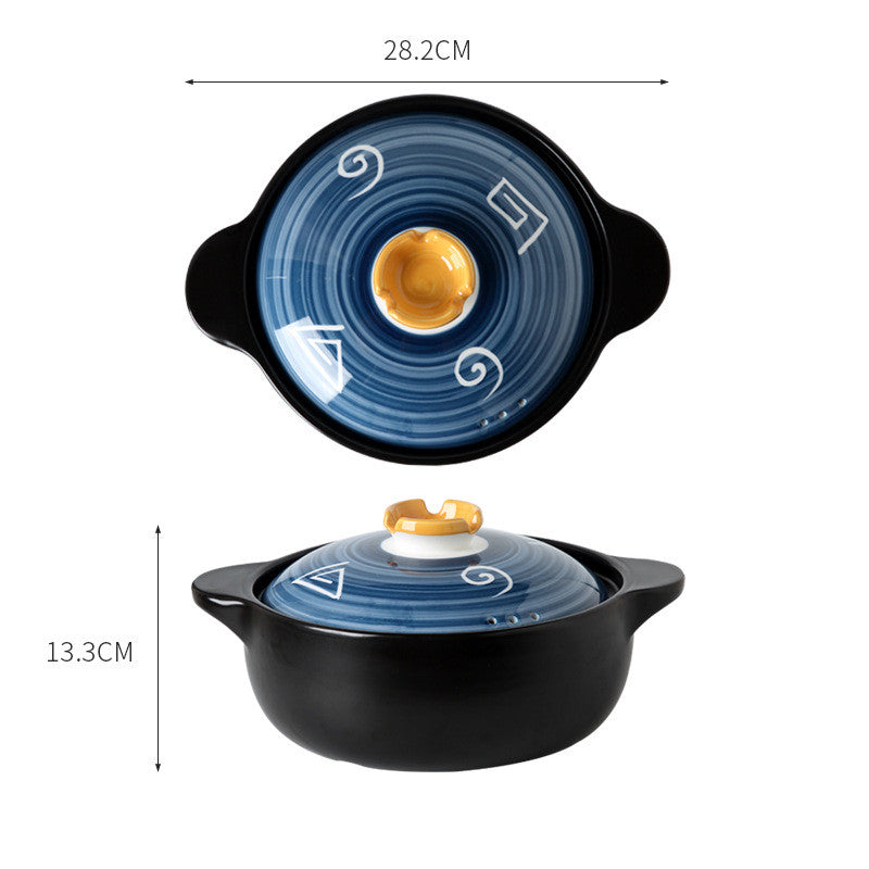 Ceramic Casserole  Flame Soup Pot Household Gas Stove