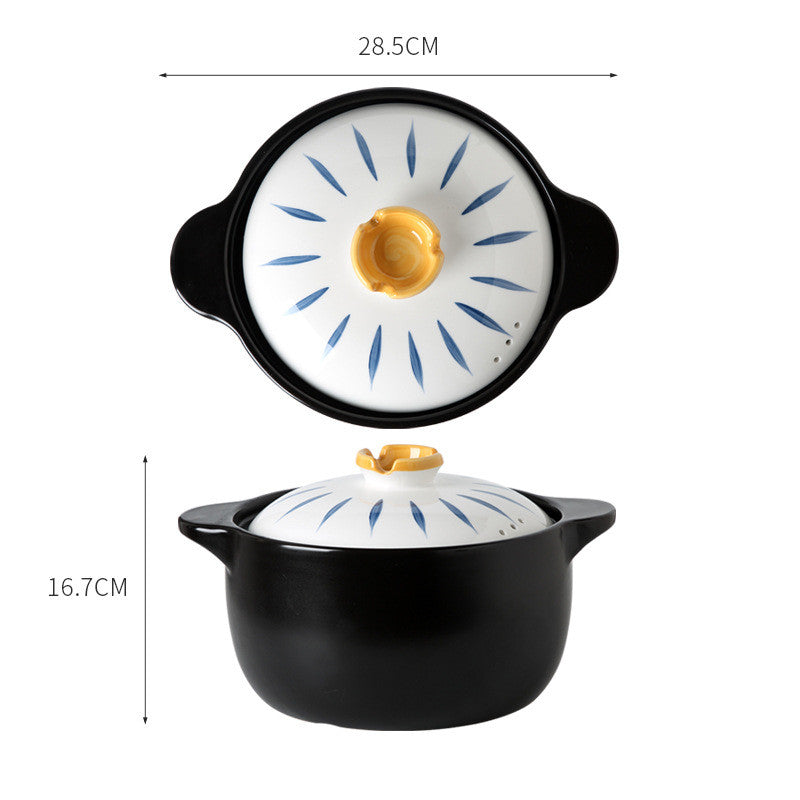 Ceramic Casserole  Flame Soup Pot Household Gas Stove