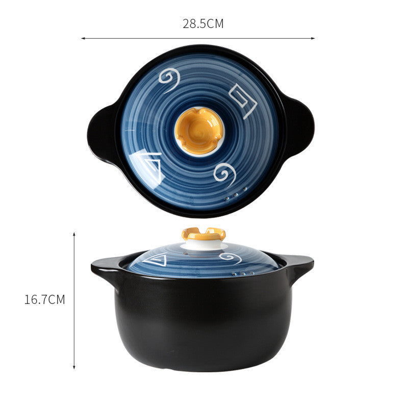 Ceramic Casserole  Flame Soup Pot Household Gas Stove