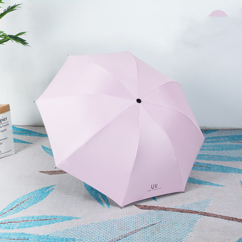 Black Gum Sunscreen Anti Ultraviolet Umbrella Advertising Umbrella Daisy Umbrella Umbrella Girl