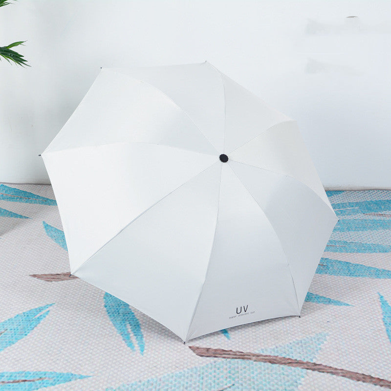 Black Gum Sunscreen Anti Ultraviolet Umbrella Advertising Umbrella Daisy Umbrella Umbrella Girl