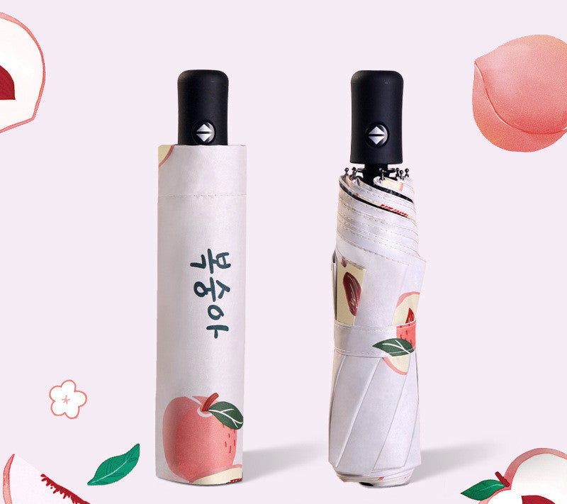 Black Gum Sunscreen Anti Ultraviolet Umbrella Advertising Umbrella Daisy Umbrella Umbrella Girl