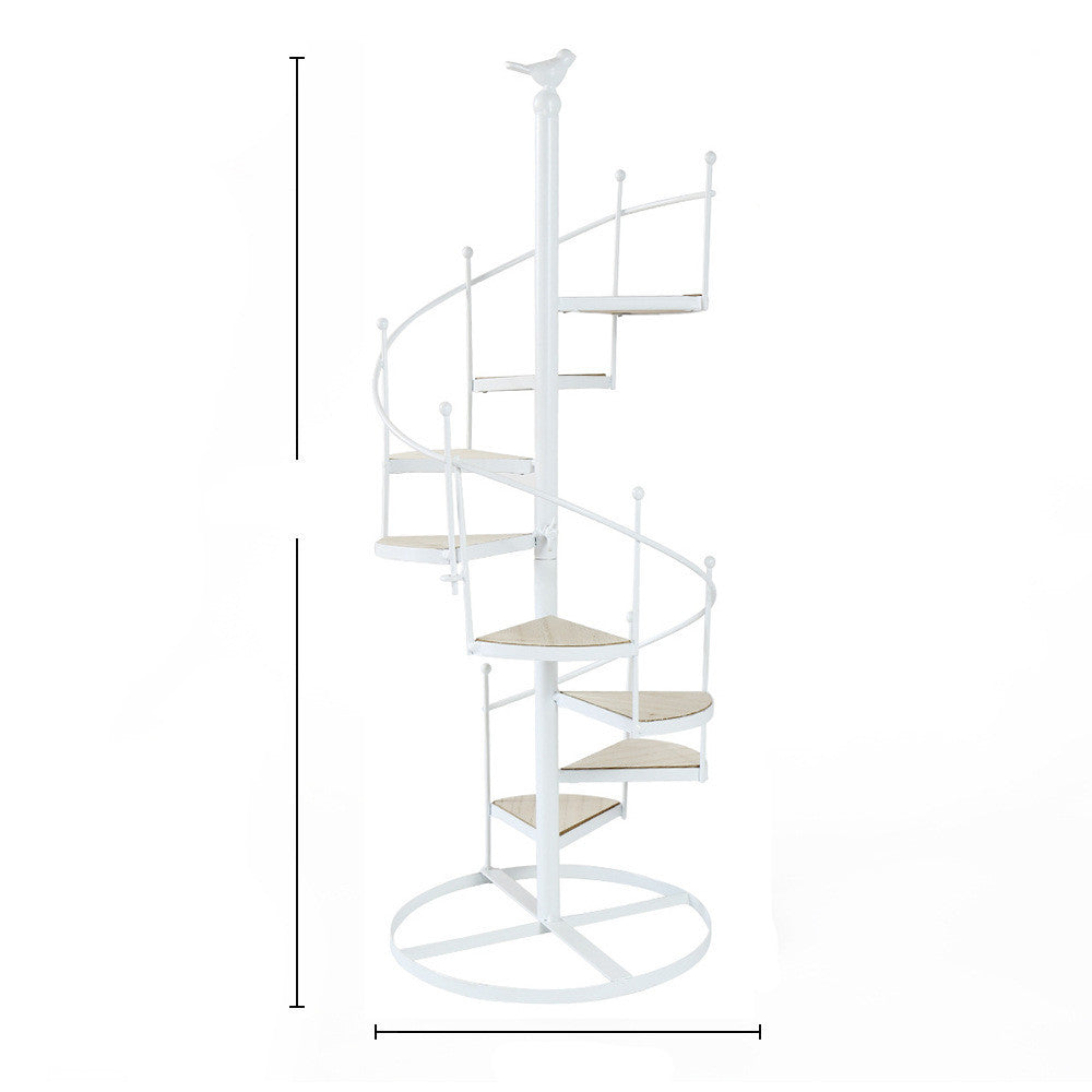 Balcony Garden Living Room Floor Succulent Potted Plant Shelf