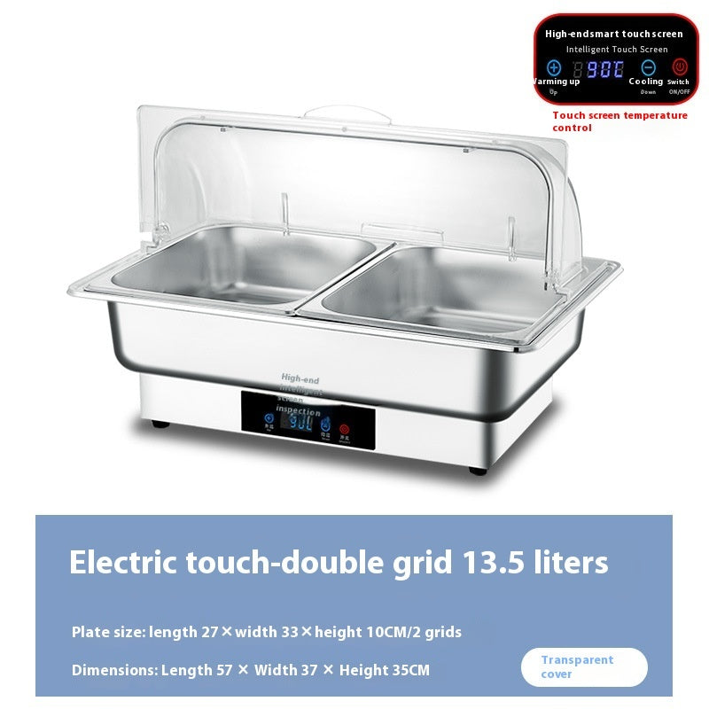 Stainless Steel Buffet Stove Electric Heating Touch Control Thermostat Dining Stove