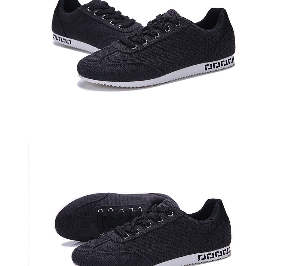 Men's tide shoes linen breathable casual shoes Korean youth students canvas shoes sports shoes