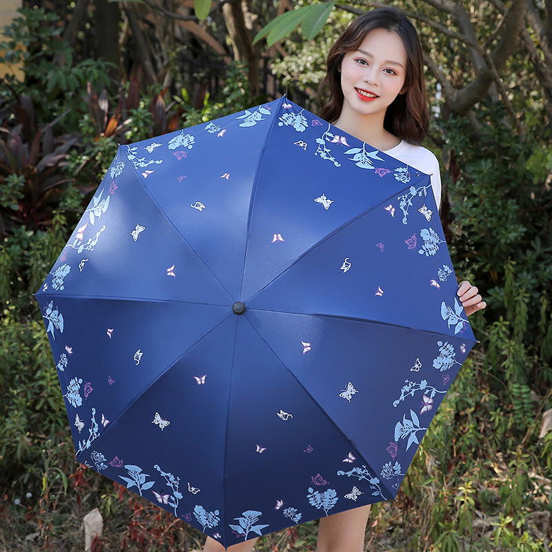 Rain Or Shine Sunshade Vinyl Gift Umbrella