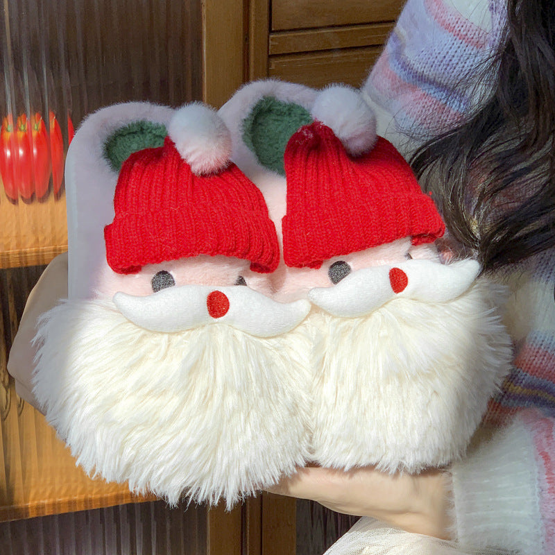 Lindas pantuflas de Papá Noel