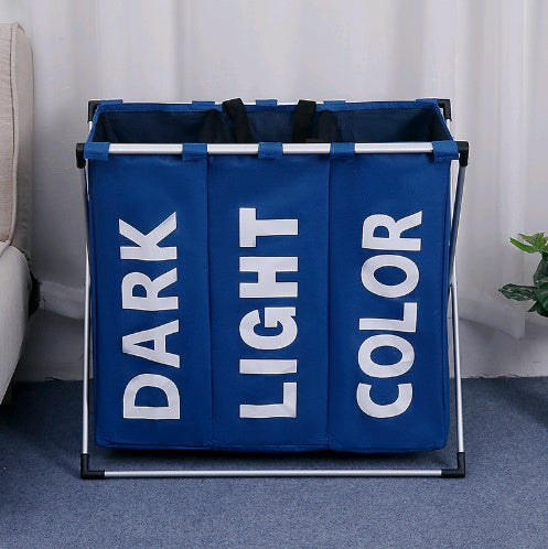 Household items storage baskets Environmentally friendly cloth waterproof laundry baskets Divisional folding Oxford cloth hampers