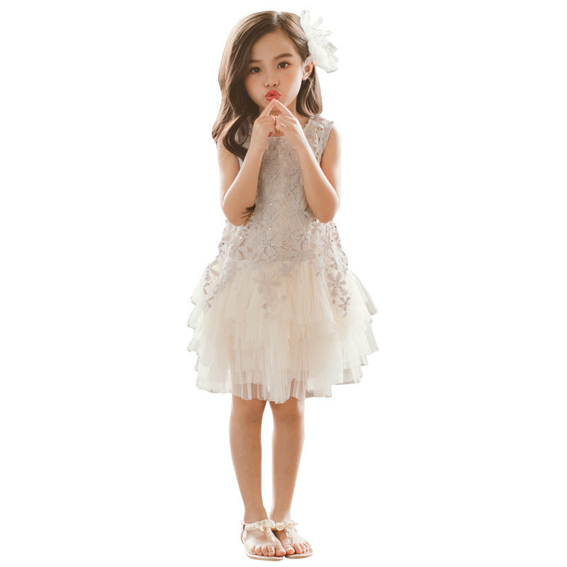 Girls summer lace dress