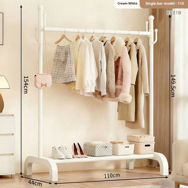 Easy Drying Rack Floor Bedroom Hanging Clothes Rack Home Balcony Clothes Rack Rental Clothes Rack