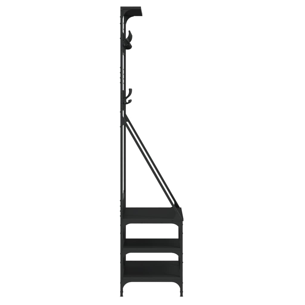 Clothes Rack with Shoe Shelf 80x   Clothes Rack with