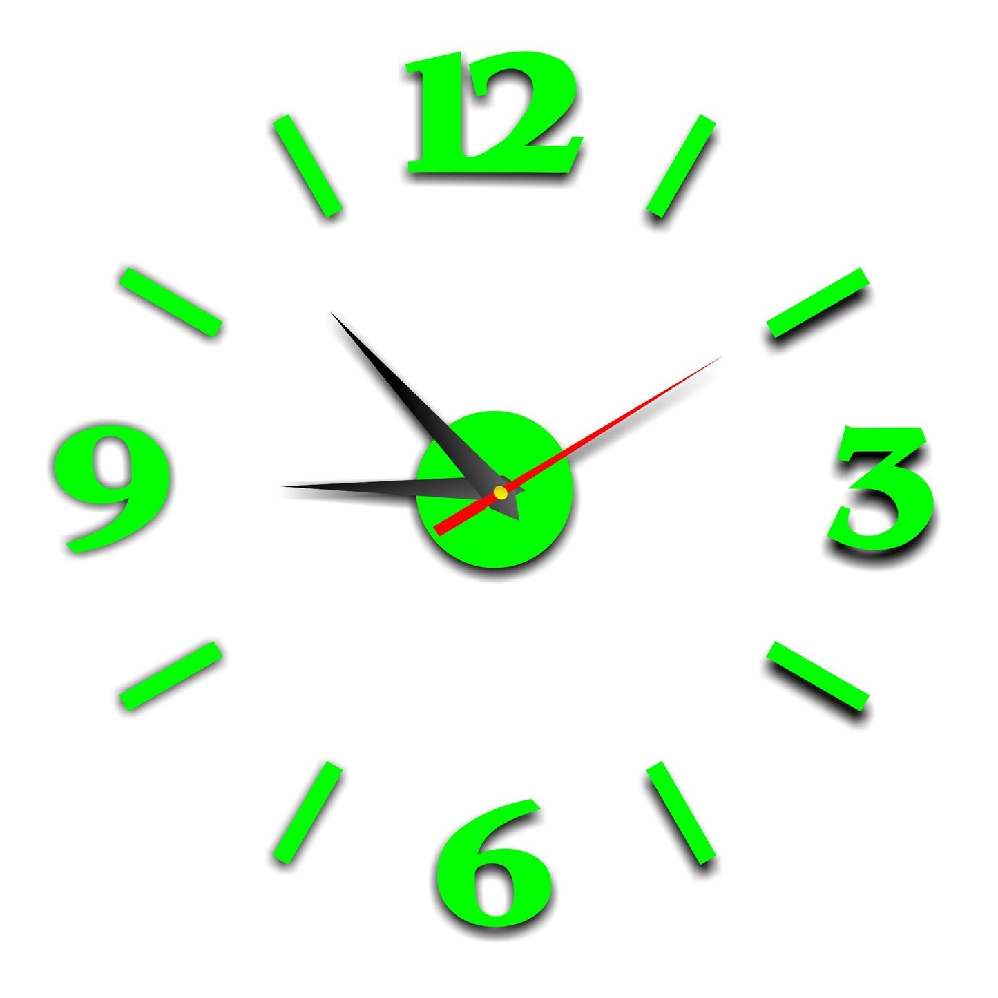 Wall Clock Living Room Personality Clock Large Wall Clock Mute Modern Minimalist Art Digital Clock