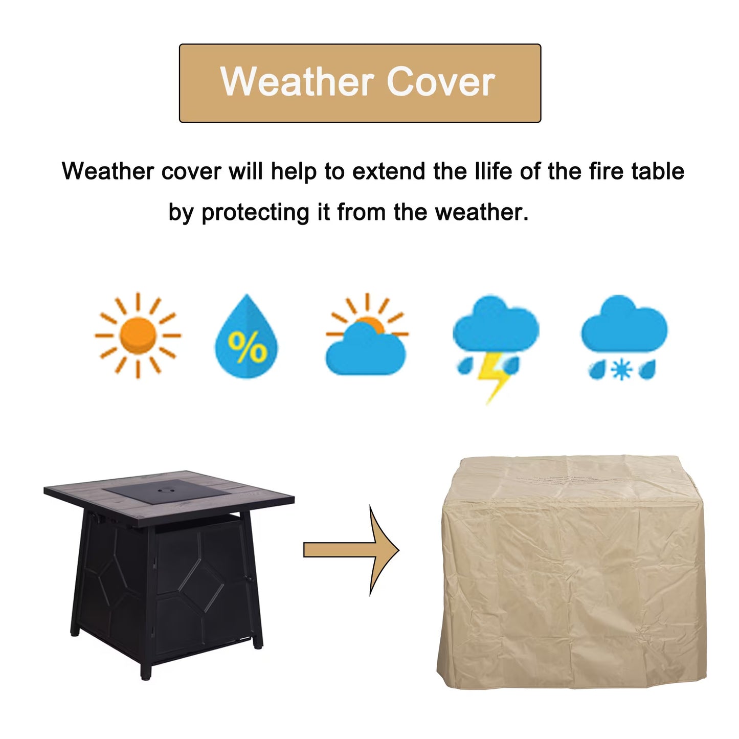 Steel Propane Gas Pit Table