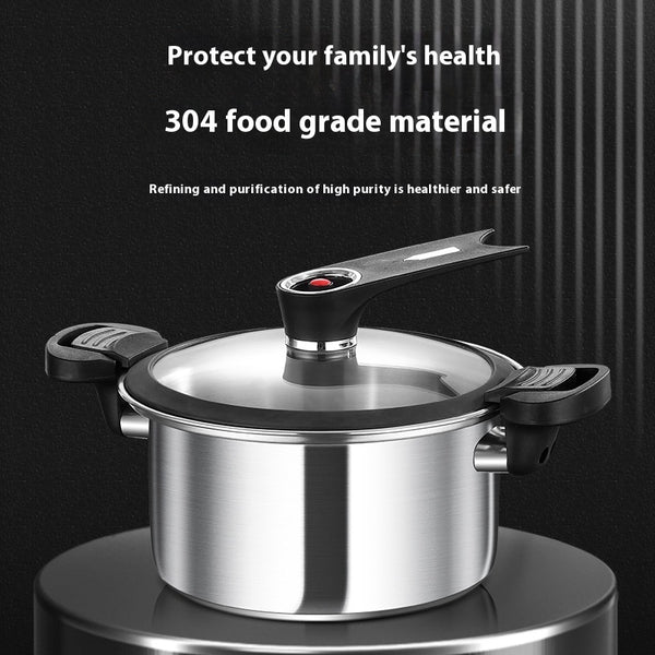 304 Stainless Steel Low Pressure Pot Multi-functional Household