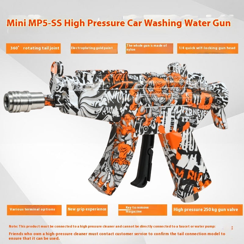 MP5 Short High Pressure PA Pot Foam Cannon Car Washing Machine Cleaning Car Toy