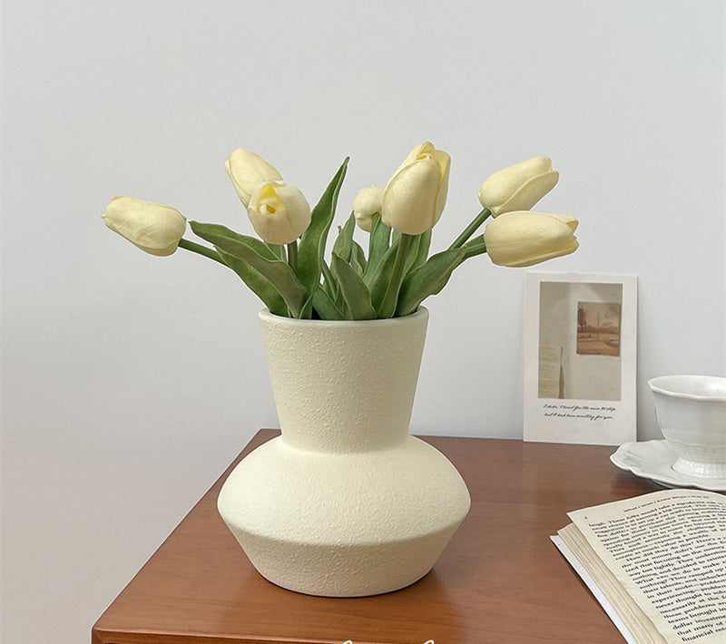 Light Luxury Vase Decoration Living Room Flower Arrangement Ins Style Ceramic Bottle