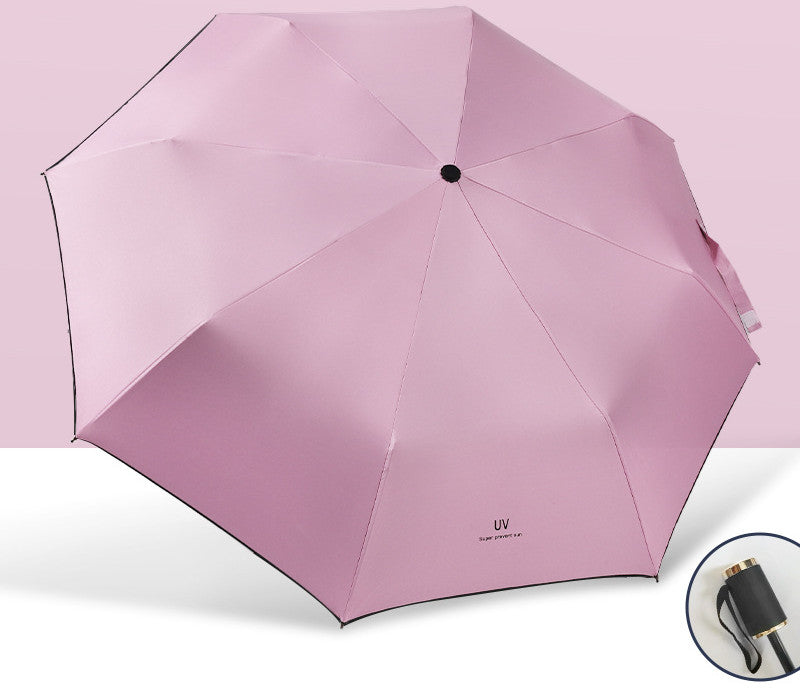 Automatic Umbrella Female Rain Or Shine Folding Umbrella Sun Umbrella Sun Protection