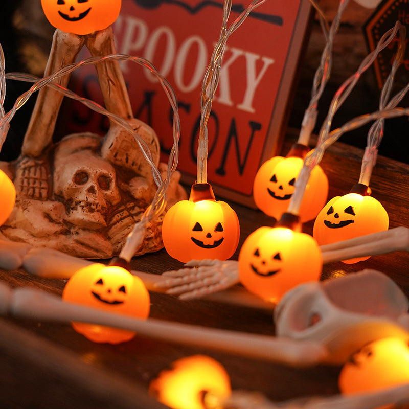 Halloween pumpkin fairy lights