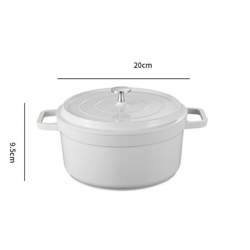 Household Ceramic Thickened Double Ear Stewpot