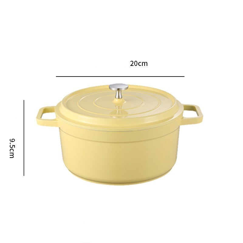 Household Ceramic Thickened Double Ear Stewpot