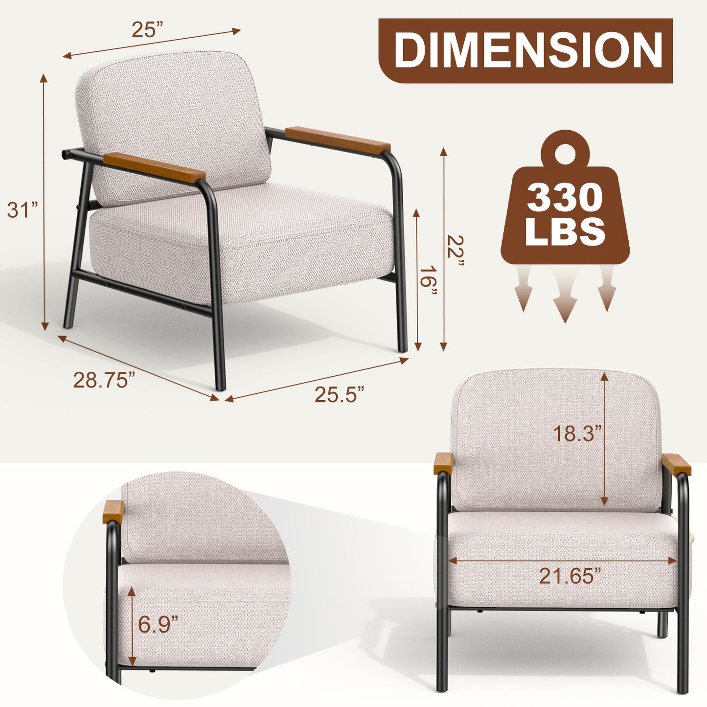 Mid-Century Modern Style Chair