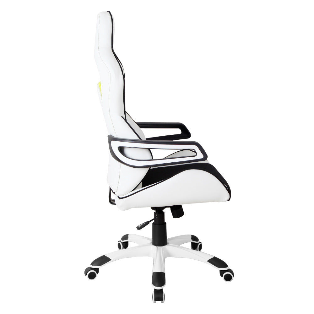 Techni Mobili Ergonomic Essential Racing Style Home &amp; Office Chair, White