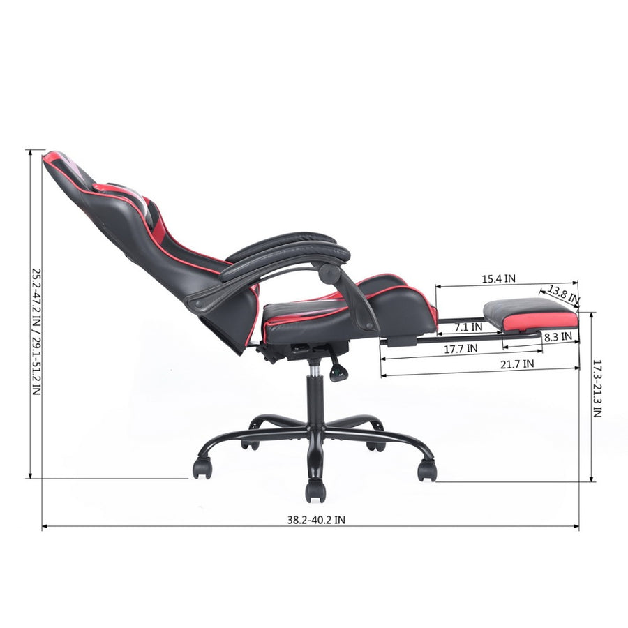 Gaming Office High Back Computer Leather Desk Mesh Ergonomic180