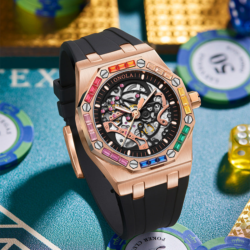 Rainbow Diamond Watch