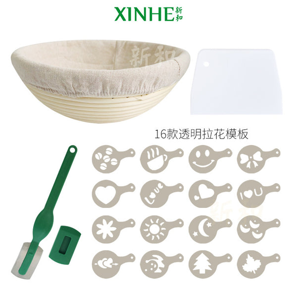Round fermented bread basket