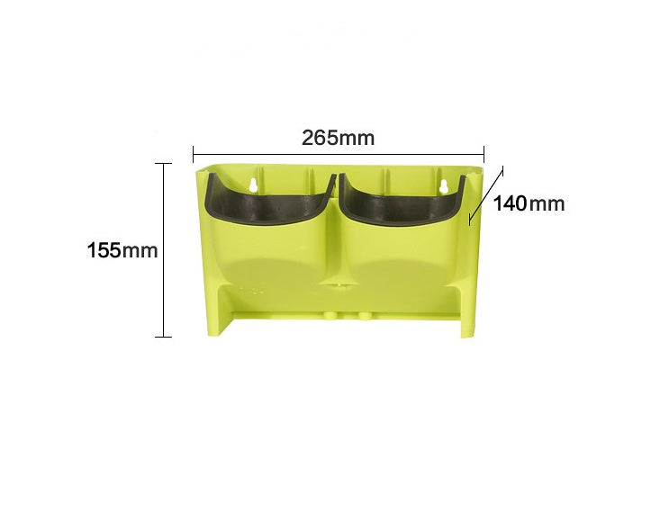 Indoor and outdoor balcony wall-mounted flower pot