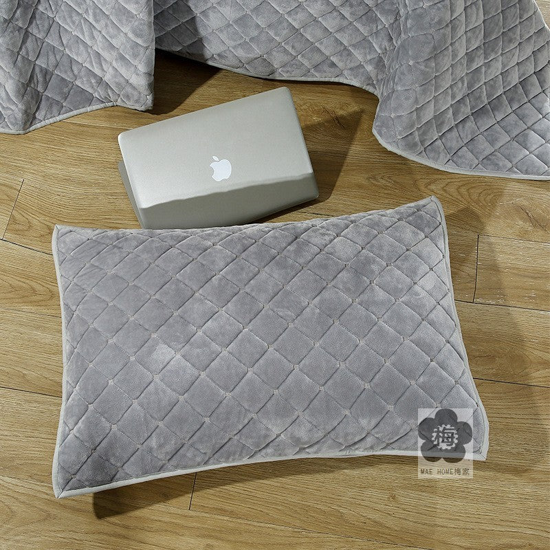 Quilted AB Version European Bedspread Bed Pure Cotton