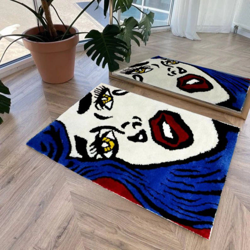 Tufted Embroidered Flocking Carpet