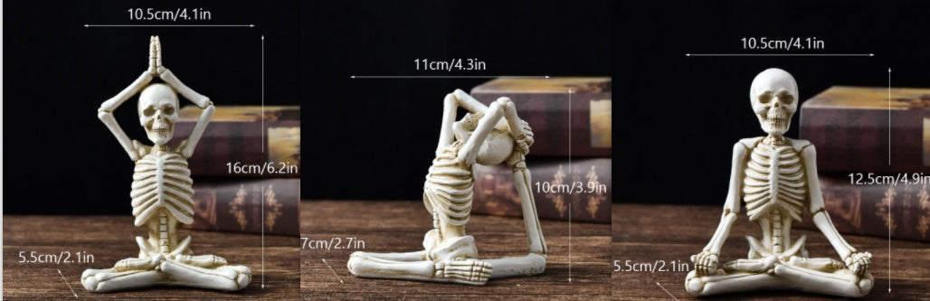 Halloween Yoga Skeleton