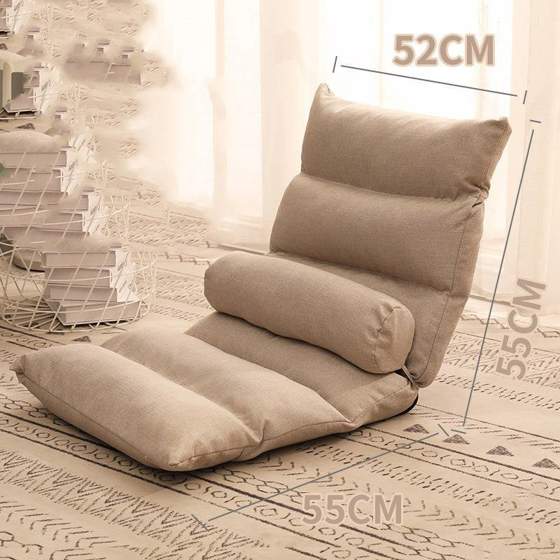 Bed Backrest Floor Small Sofa Folding Single Bay Window Computer Recliner