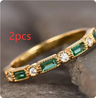 European And American High-grade Emerald Ring