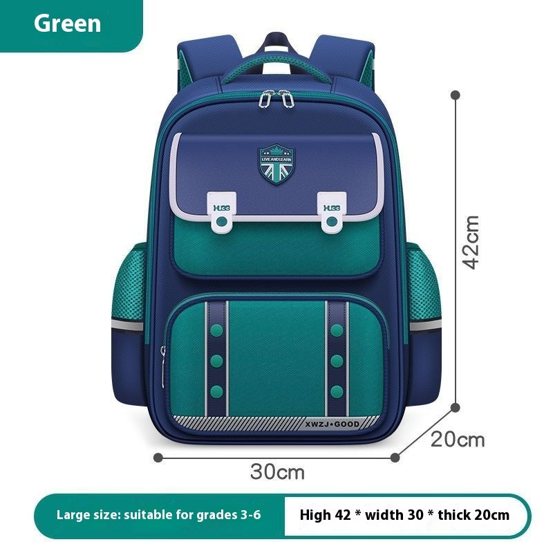 British Style Children's Schoolbag Primary School