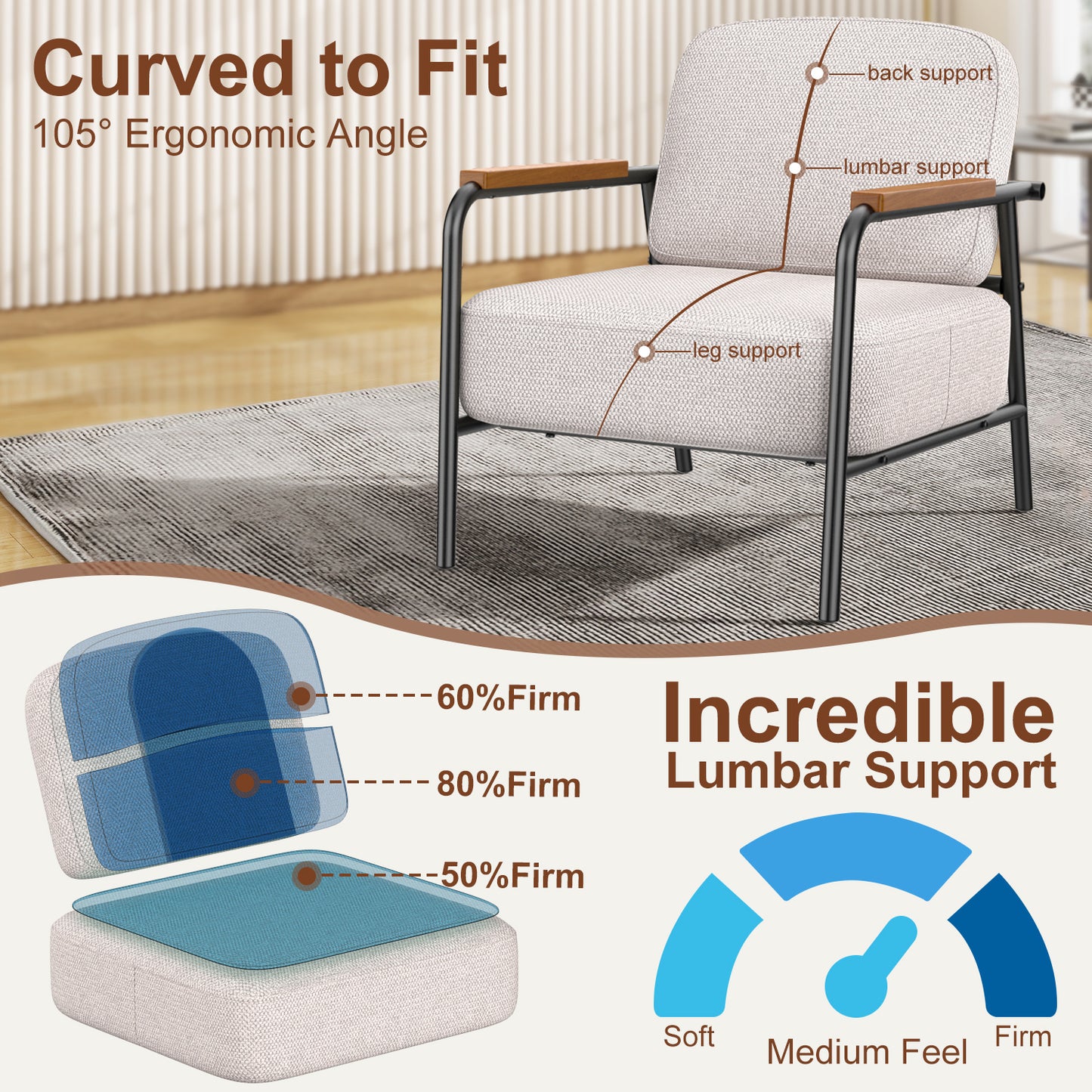 Mid-Century Modern Style Chair