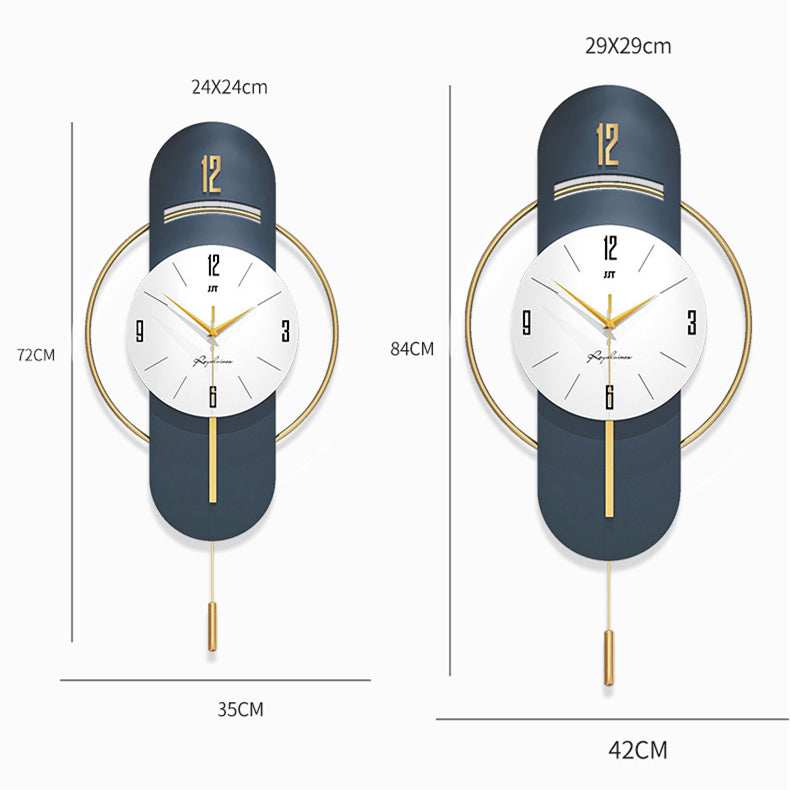 Fashionable Light Luxury Household Creative Wall Clock