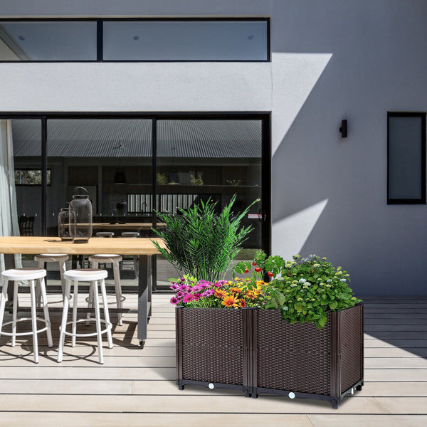 Elevated Garden Flowerpot For Outdoor Plants