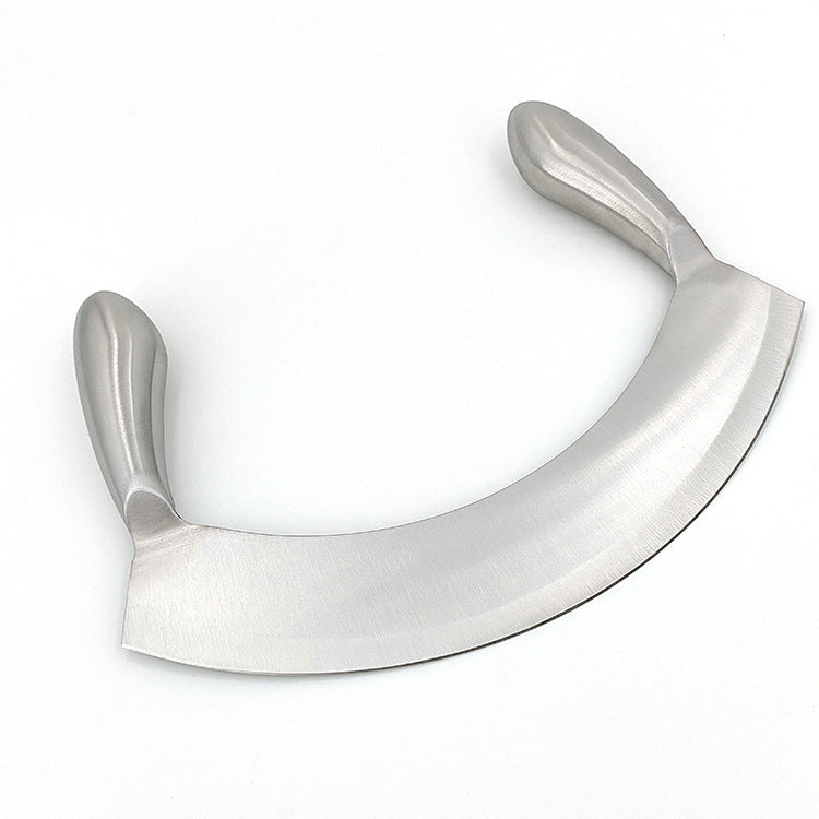 Double Handle Swing Stainless Steel Bread Knife