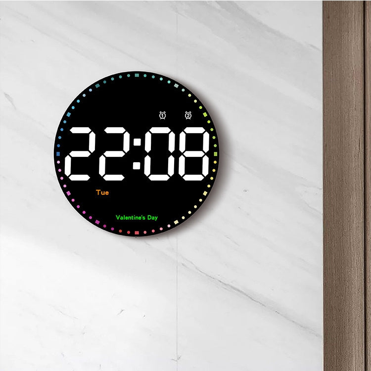 Living Room Digital Electronic Clock Wall Clock