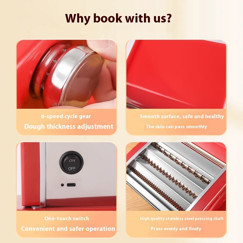 Household Multi-functional Automatic Small Noodle Press