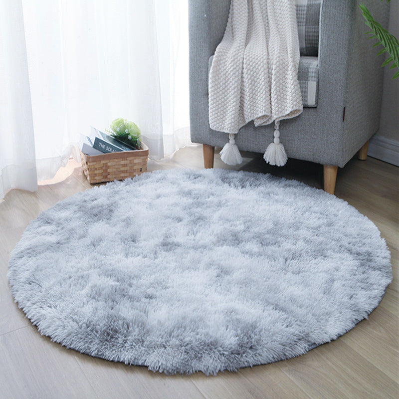 Round Carpet Tie-dye Living Room Coffee Table Bedroom Bedside Mats
