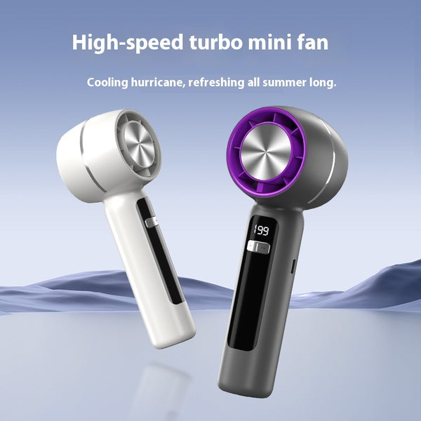 Tabor Charging Turbo High Speed Handheld Fan Portable Mini