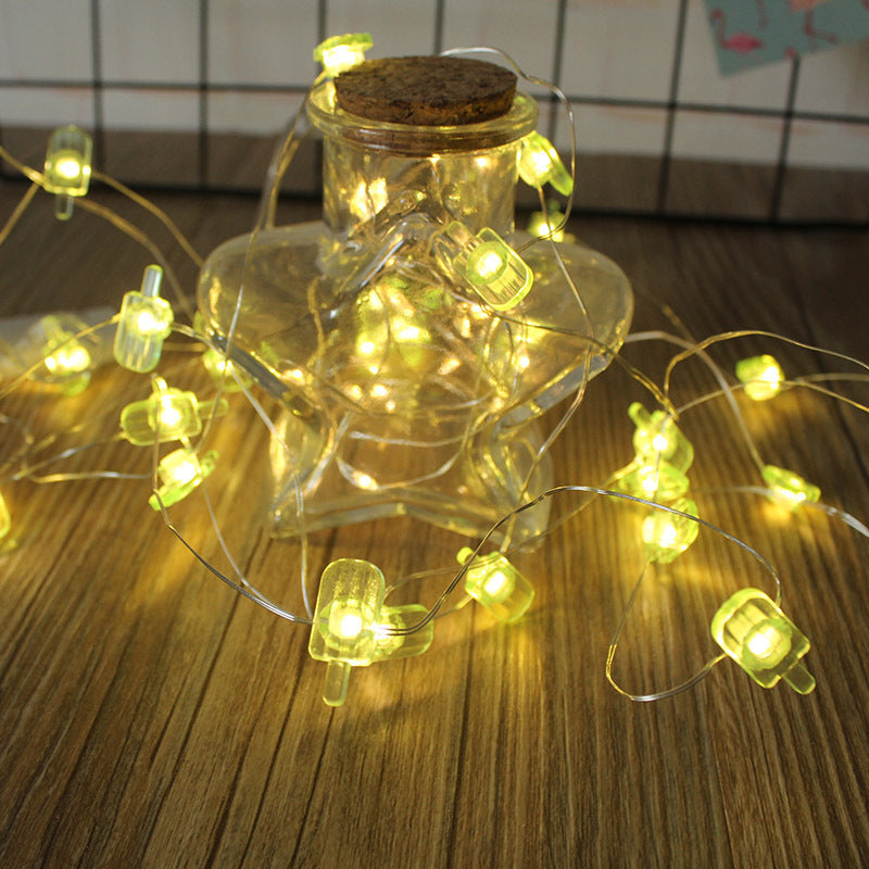 Bedroom decorative lamp string hanging lamp