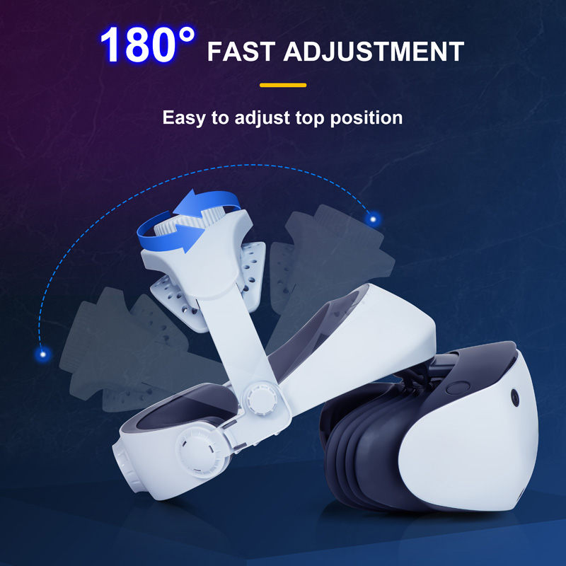 DEVASO Applicable Sony PS VR2 glasses adjustable headband comfortable evaporation weight wear accessories