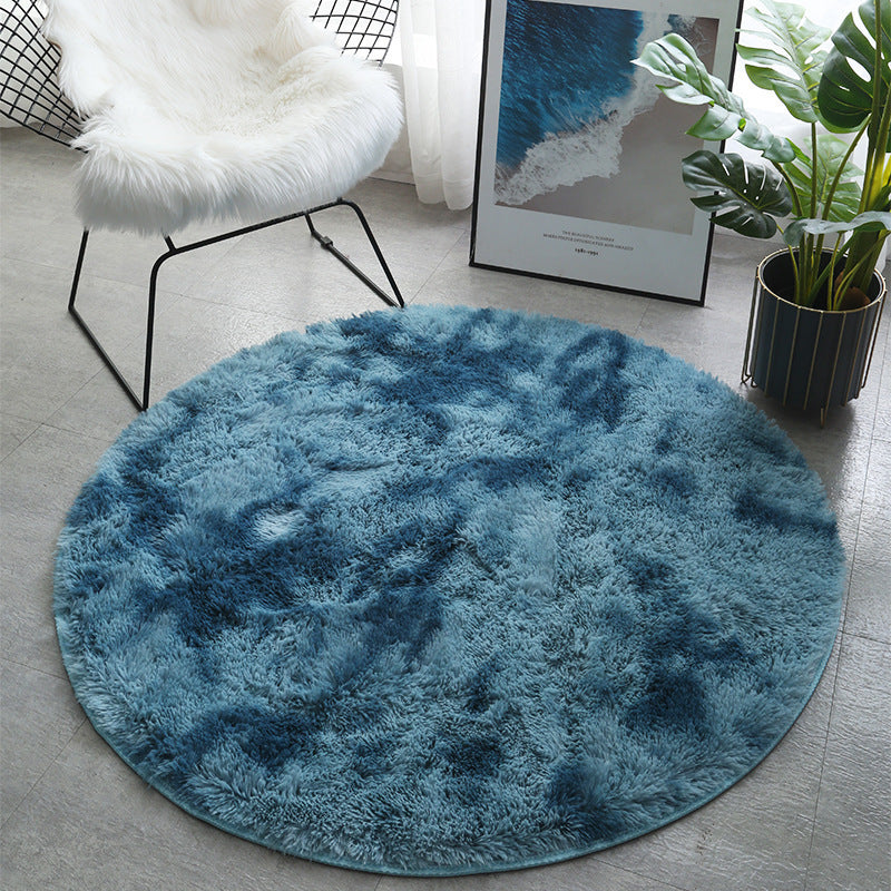 Round Carpet Tie-dye Living Room Coffee Table Bedroom Bedside Mats