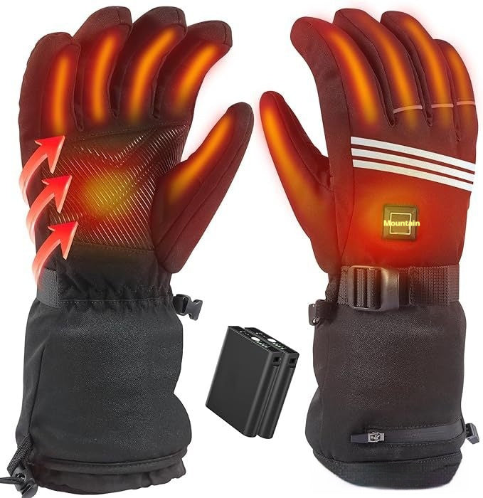 Outdoor Skiing Cycling Thickened Heating Gloves